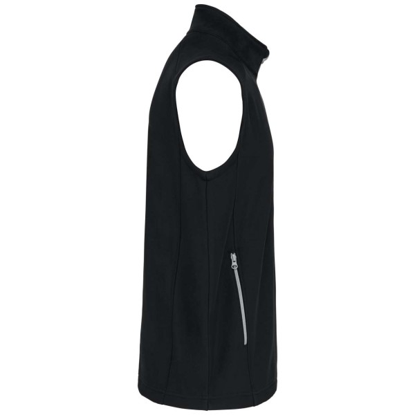 2-LAYER SOFTSHELL BODYWARMER Fekete 
