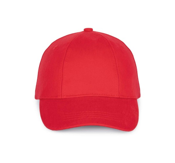 6 PANELS EASY-PRINT CAP Piros 