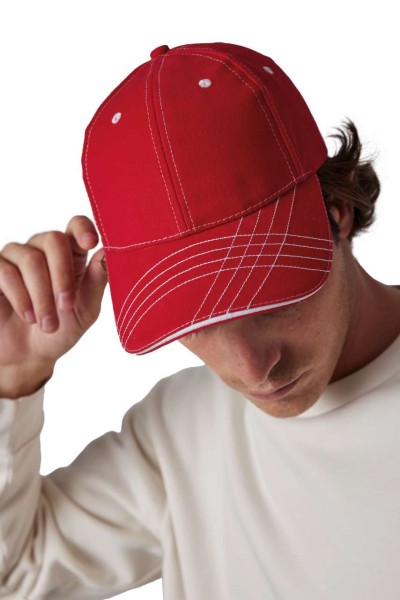 6 PANELS FASHION CAP Fehér 