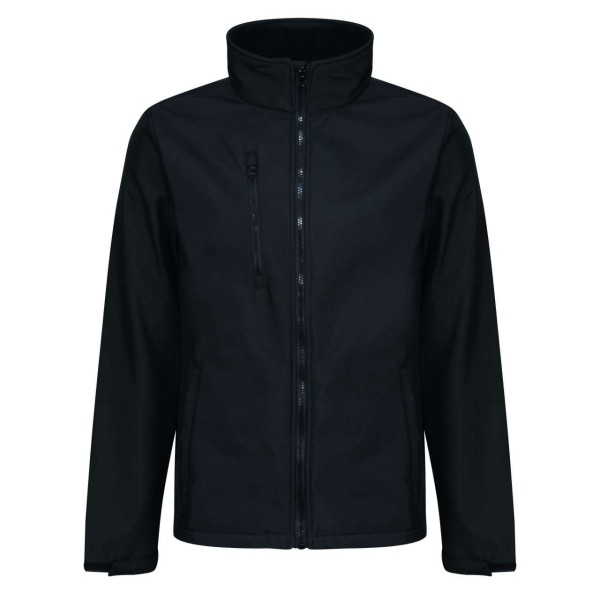 ABLAZE 3 LAYER PRINTABLE SOFTSHELL JACKET Fekete 