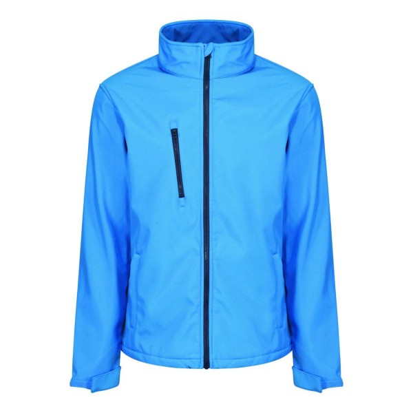 ABLAZE 3 LAYER PRINTABLE SOFTSHELL JACKET Kék 