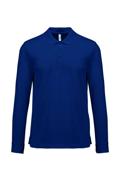 ADULT COOL PLUS® LONG-SLEEVED POLO SHIRT Kék 