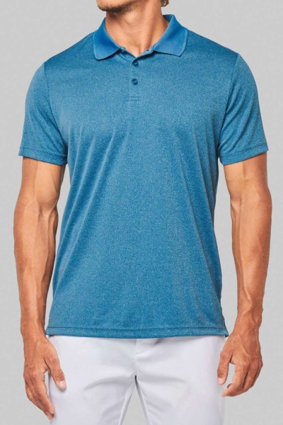 ADULT SHORT-SLEEVED MARL POLO SHIRT Szürke 