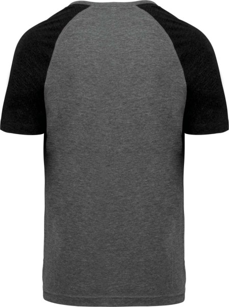 ADULT TRIBLEND TWO-TONE SPORTS SHORT-SLEEVED T-SHIRT Szürke 