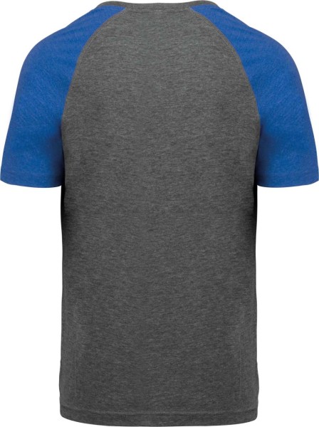 ADULT TRIBLEND TWO-TONE SPORTS SHORT-SLEEVED T-SHIRT Szürke 