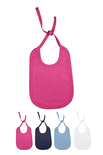 BABIES' COTTON BIB Kék 