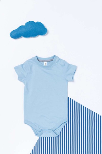 BABIES' SHORT-SLEEVED BODYSUIT Szürke 