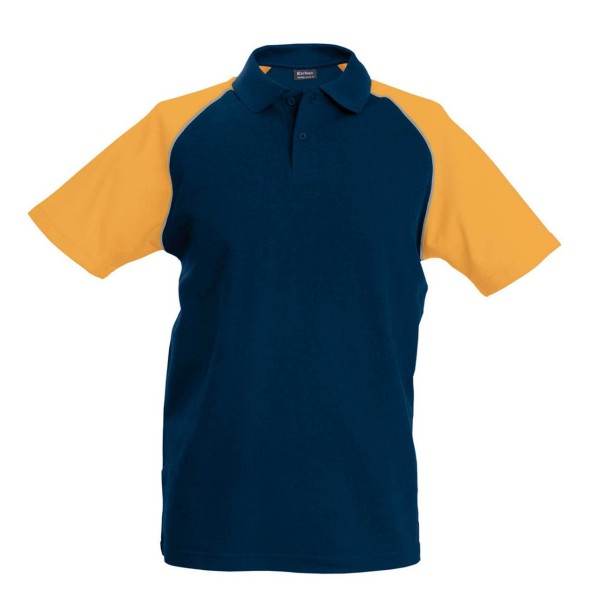 BASEBALL - SHORT-SLEEVED POLO SHIRT Kék 