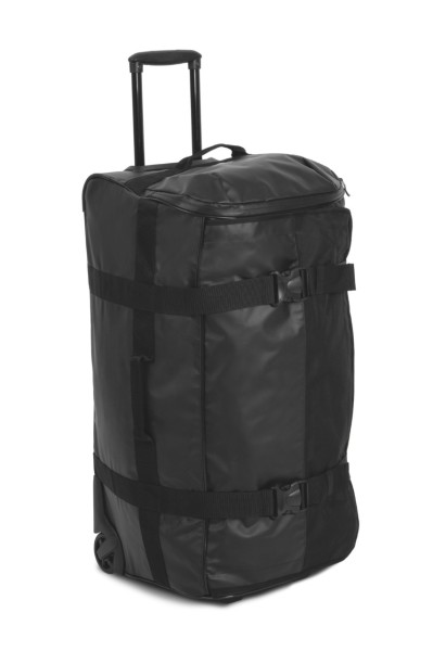 “BLACKLINE” WATERPROOF TROLLEY BAG - LARGE SIZE Fekete 