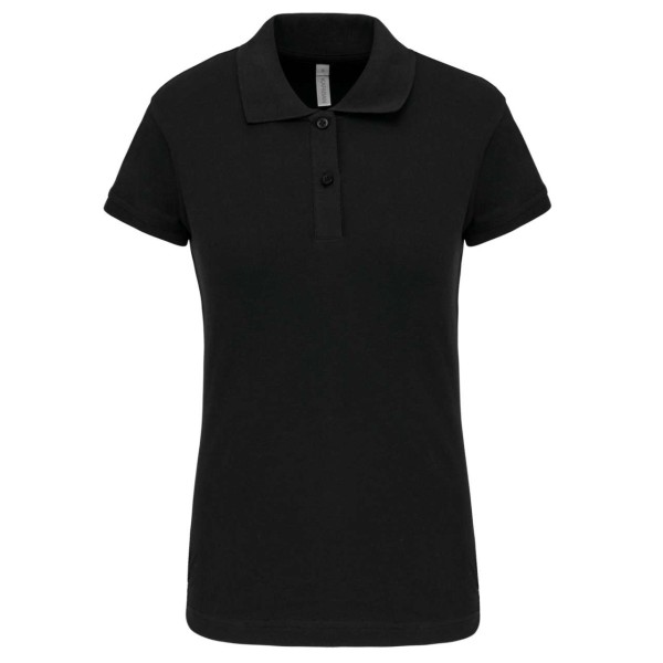 BROOKE - LADIES' SHORT-SLEEVED POLO SHIRT Fekete 