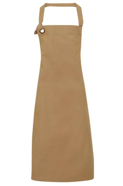 'CALIBRE' HEAVY COTTON CANVAS BIB APRON Barna 
