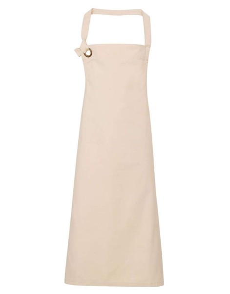 'CALIBRE' HEAVY COTTON CANVAS BIB APRON Barna 