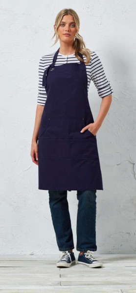 'CALIBRE' HEAVY COTTON CANVAS POCKET APRON Barna 