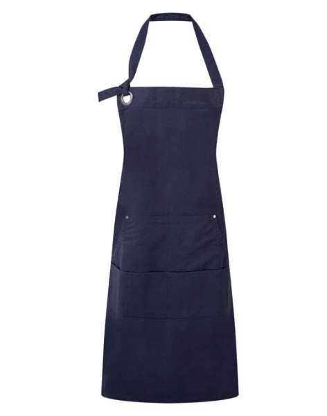 'CALIBRE' HEAVY COTTON CANVAS POCKET APRON Kék 