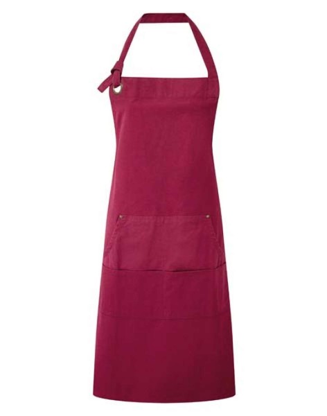 'CALIBRE' HEAVY COTTON CANVAS POCKET APRON Piros 