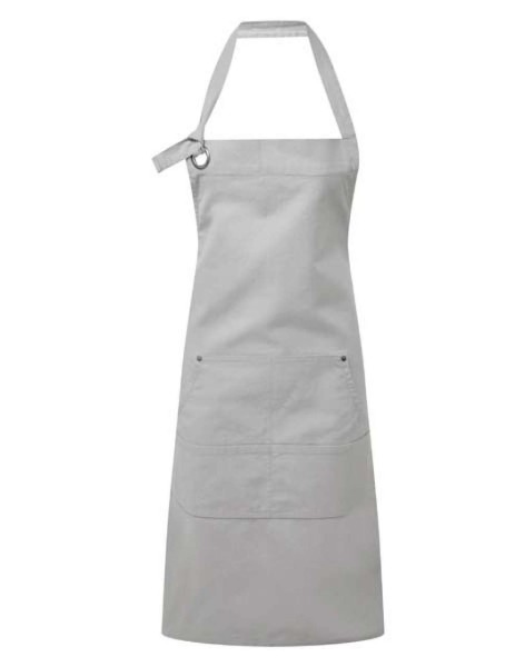 'CALIBRE' HEAVY COTTON CANVAS POCKET APRON Szürke 