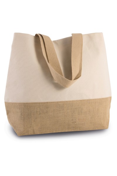 CANVAS & JUTE HOLD-ALL SHOPPER BAG Kék 