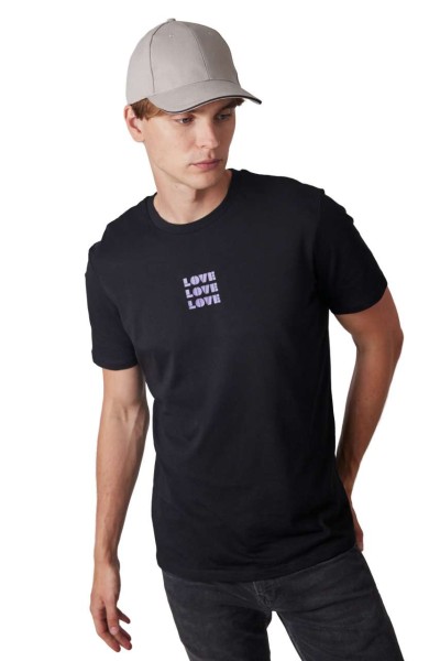 CAP WITH CONTRASTING SANDWICH PEAK - 6PANELS Fekete 