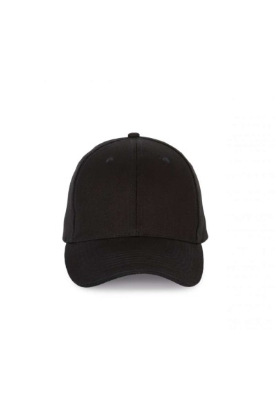 CAP WITH CONTRASTING SANDWICH PEAK - 6PANELS Fekete 