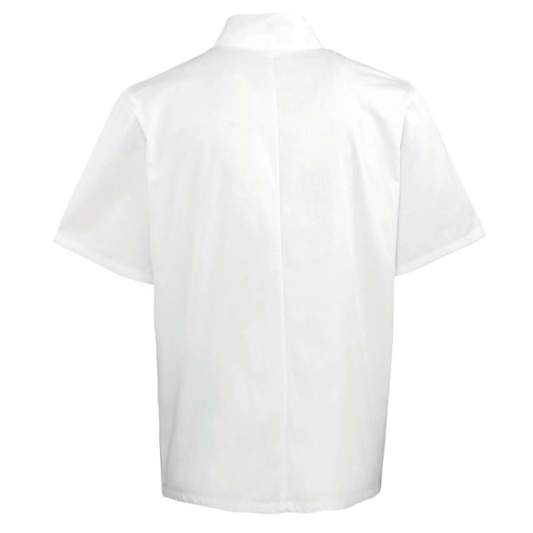 CHEF'S SHORT SLEEVE STUD JACKET Fehér 