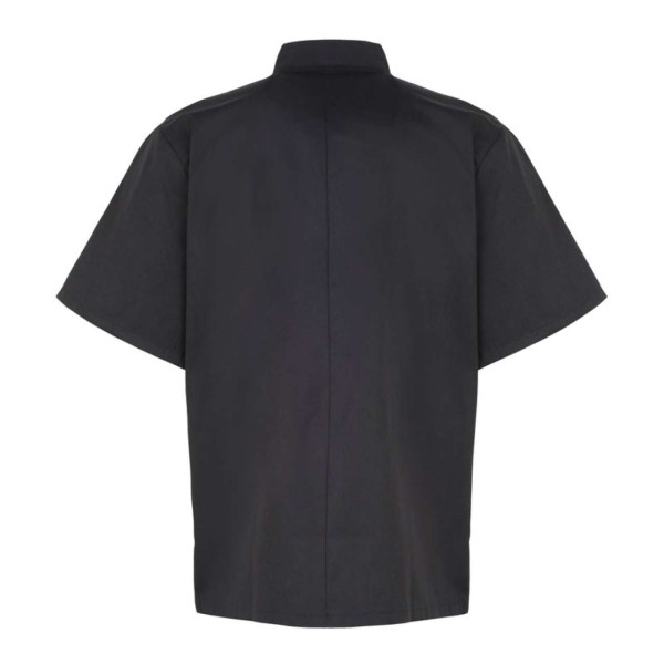 CHEF'S SHORT SLEEVE STUD JACKET Fekete 