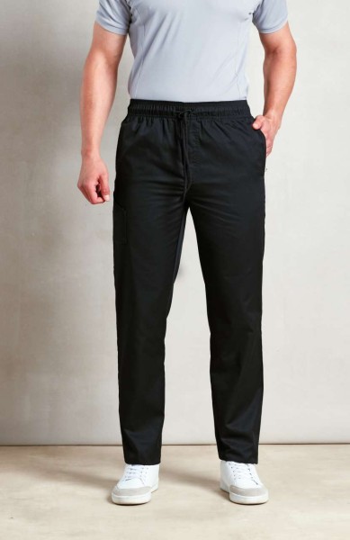 CHEF'S 'SLIM FIT' TROUSERS Fekete 