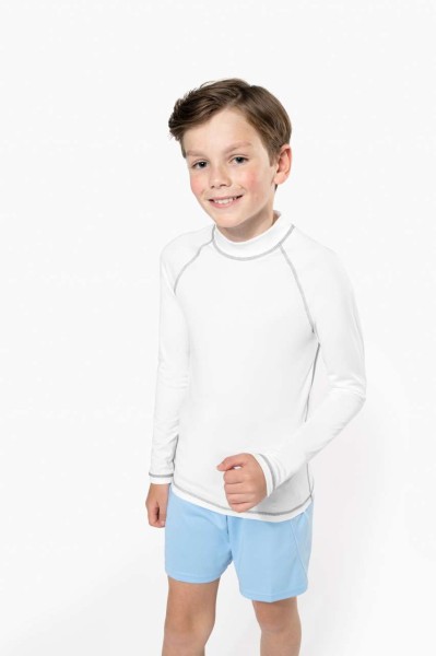 CHILDREN’S LONG-SLEEVED TECHNICAL T-SHIRT WITH UV PROTECTION Sárga 