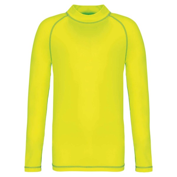 CHILDREN’S LONG-SLEEVED TECHNICAL T-SHIRT WITH UV PROTECTION Sárga 