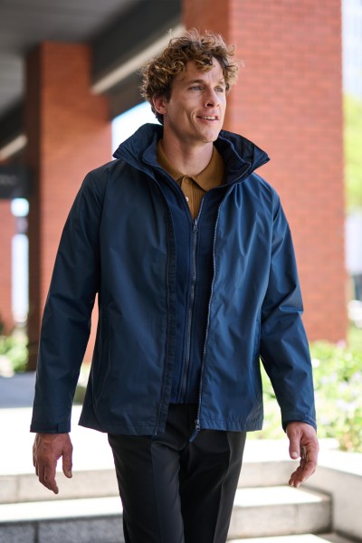 CLASSIC 3-IN-1 WATERPROOF JACKET Fekete 