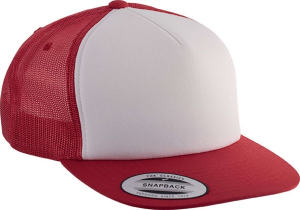 CLASSIC TRUCKER CAP - 5 PANELS Piros 