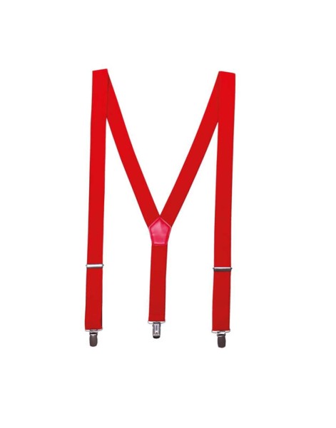 CLIP-ON TROUSER BRACES/SUSPENDERS Piros 