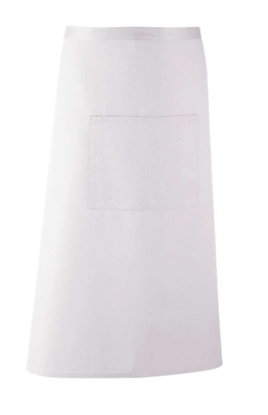 'COLOURS COLLECTION’ BAR APRON WITH POCKET Fehér 