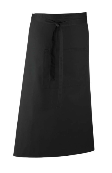 'COLOURS COLLECTION’ BAR APRON WITH POCKET Fekete 