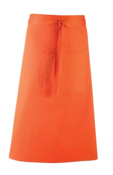 'COLOURS COLLECTION’ BAR APRON WITH POCKET Narancssárga 