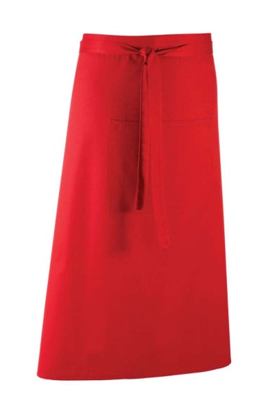 'COLOURS COLLECTION’ BAR APRON WITH POCKET Piros 