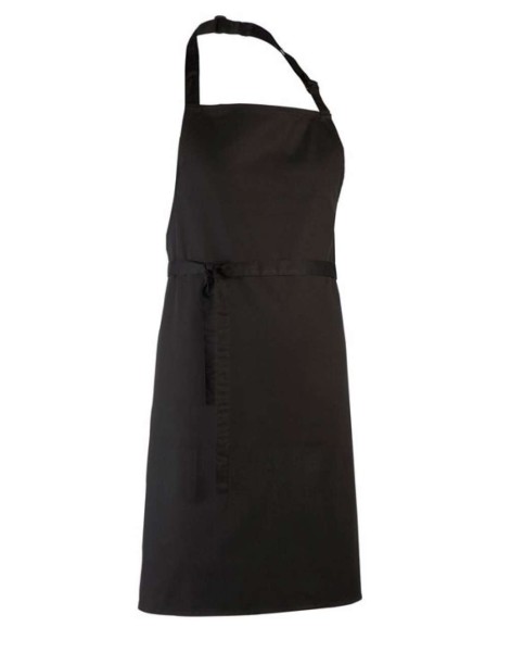'COLOURS COLLECTION’ BIB APRON Fekete 