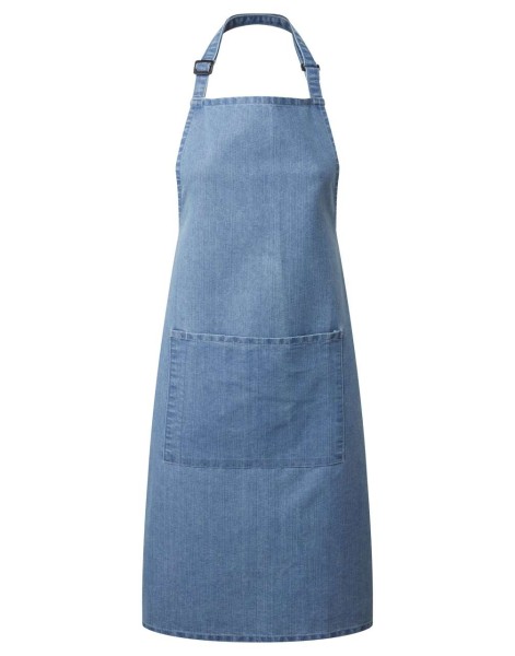 'COLOURS COLLECTION’ BIB APRON WITH POCKET Kék 