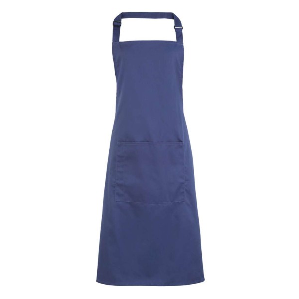 'COLOURS COLLECTION’ BIB APRON WITH POCKET Kék 