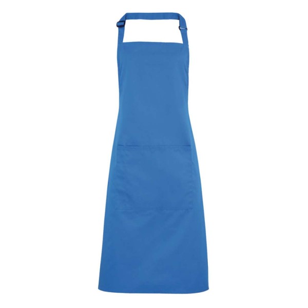 'COLOURS COLLECTION’ BIB APRON WITH POCKET Kék 