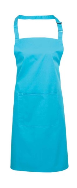 'COLOURS COLLECTION’ BIB APRON WITH POCKET Kék 