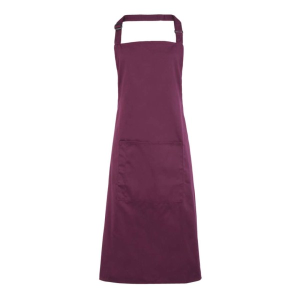 'COLOURS COLLECTION’ BIB APRON WITH POCKET Piros 