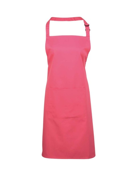 'COLOURS COLLECTION’ BIB APRON WITH POCKET Rózsaszín 