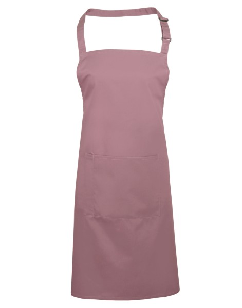 'COLOURS COLLECTION’ BIB APRON WITH POCKET Rózsaszín 