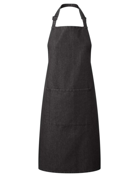 'COLOURS COLLECTION’ BIB APRON WITH POCKET Szürke 