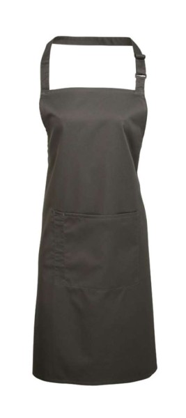 'COLOURS COLLECTION’ BIB APRON WITH POCKET Szürke 