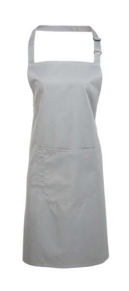 'COLOURS COLLECTION’ BIB APRON WITH POCKET Szürke 