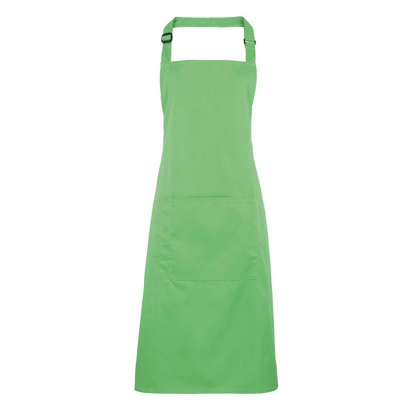 'COLOURS COLLECTION’ BIB APRON WITH POCKET Zöld 
