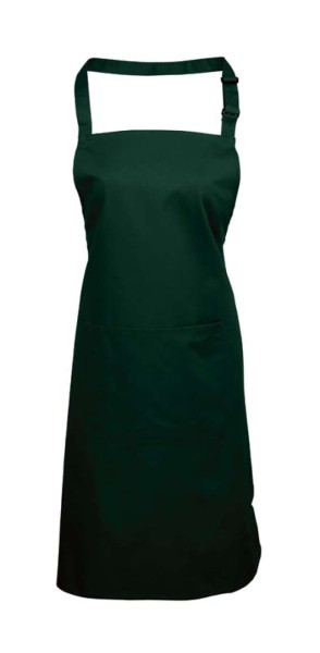 'COLOURS COLLECTION’ BIB APRON WITH POCKET Zöld 