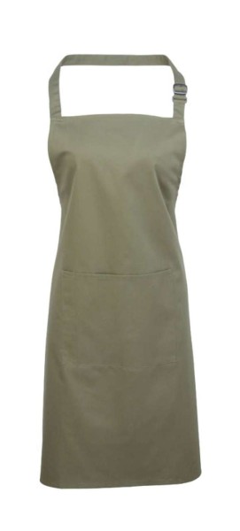 'COLOURS COLLECTION’ BIB APRON WITH POCKET Zöld 