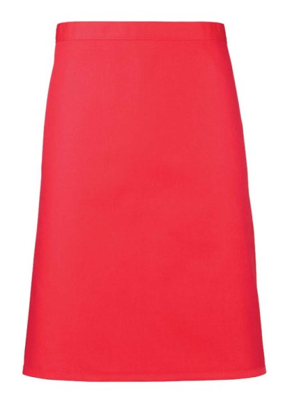 'COLOURS COLLECTION’ MID LENGTH APRON Piros 